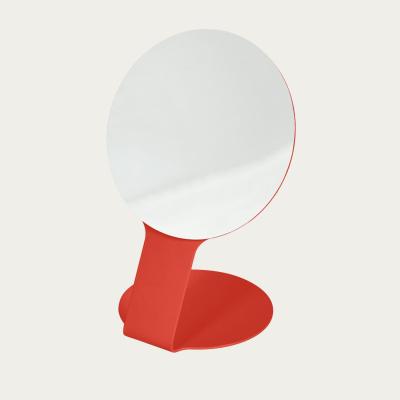 Bombinate.com Poppy Red Feys Table Mirror