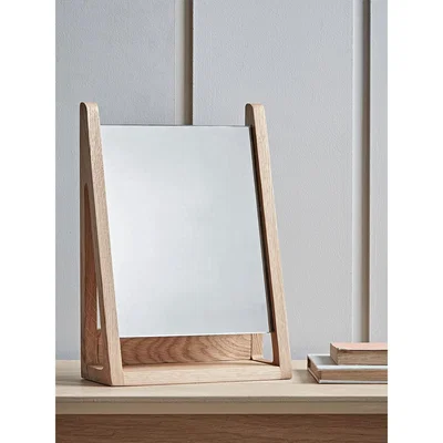 Cox and Cox Oak Table Mirror
