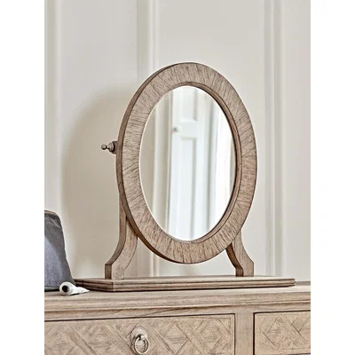 Cox and Cox Geometric Parquet Dressing Table Mirror