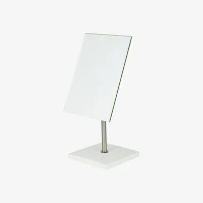 Dunelm Tongue and Groove Pedestal Mirror White