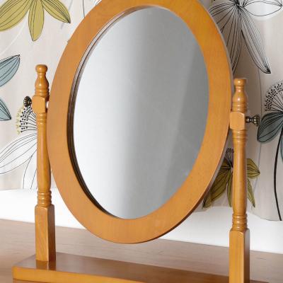 Dunelm Contessa Natural Dressing Table Mirror Brown