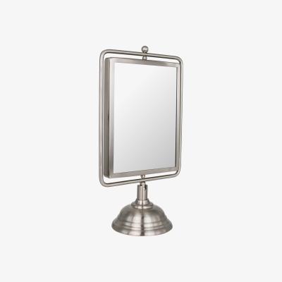 Dunelm Keepers Lodge Satin Nickel Mirror Satin Nickel (Silver Effect)