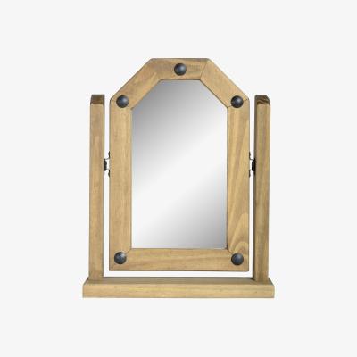 Dunelm Corona Single Swivel Mirror Brown