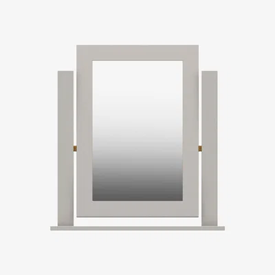 Dunelm Darwin Grey Dressing Table Mirror Grey