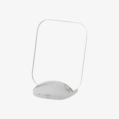 Dunelm Marble Effect Mirror White