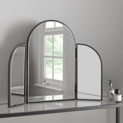 Dunelm Apartment Dressing Table Mirror Black Black