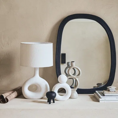 Graham & Green Black Bamboo Mirror