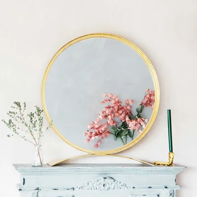 Graham & Green Zandar Extra Large Gold Table Mirror