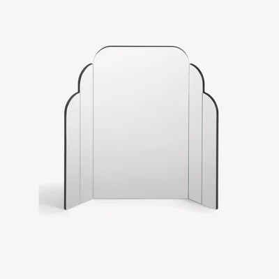 John Lewis John Lewis Deco Table Mirror, 50 x 55cm, Clear