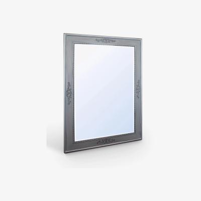 John Lewis Ellesmere Decorative Rectangular Wood Frame Mirror, Grey