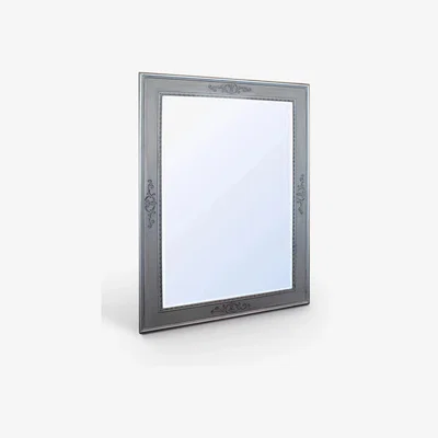 John Lewis Ellesmere Decorative Rectangular Wood Frame Mirror, Grey
