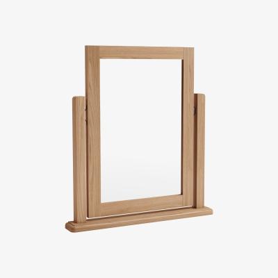 Knees Galister Medium Square Dressing Table Mirror - Light Oak
