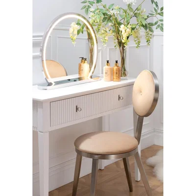 My Furniture Elara Silver Dressing Mirror