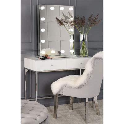 My Furniture Melissa Silver Illuminated Mirror