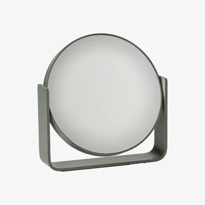 Nordic Nest Zone Denmark Ume table mirror with 5x forlargeing 19x19.5 cm Olive green