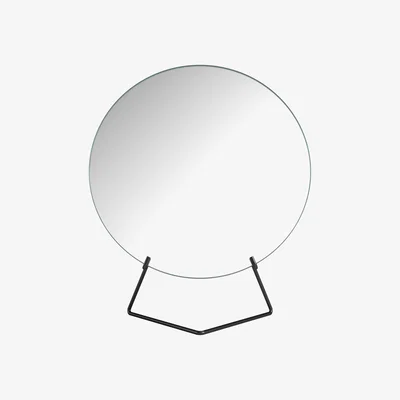 Nordic Nest MOEBE Table mirror Ø30 cm Black