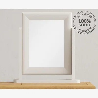 Oak&More Soft White Painted Dressing table Mirror