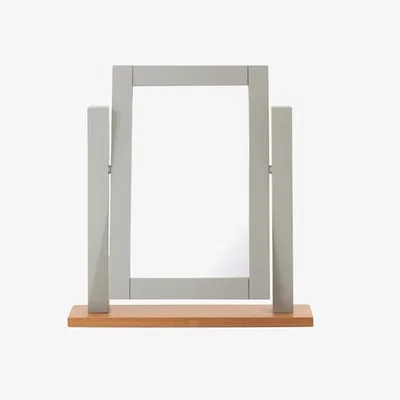 Oak&More Somerset Oak and Grey Adjustable Dressing Table Mirror