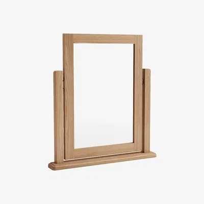 Oak&More Skylar Light Oak Trinket Mirror