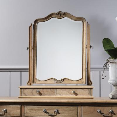 Olivia's Gallery Direct Chic Weathered Table Mirror