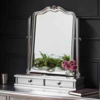 Olivia's Gallery Direct Chic Dressing Table Mirror Silver