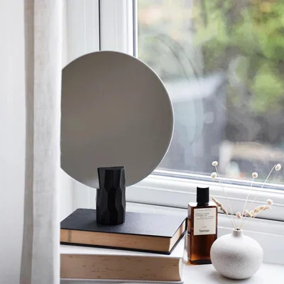 Olivia's Alex Price Kyoto Black Table Mirror