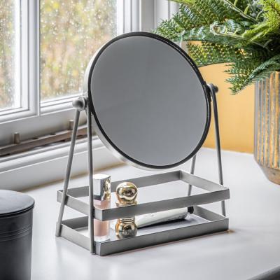 Olivia's Gallery Interiors Montana Vanity Mirror with Tray in Silver