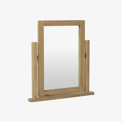 The Range Cambridge Trinket Mirror - Rustic Oak