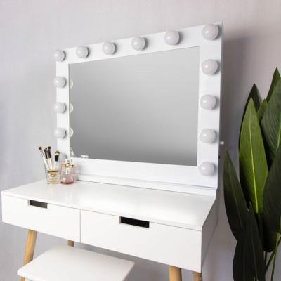 The Range Marilyn Hollywood Vanity Mirror with LED Lights - White