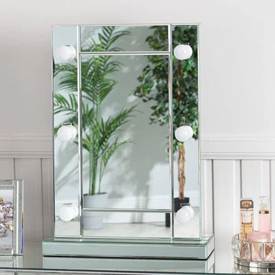 The Range Broadway 6 Light Vanity Make-Up Mirror - Mirror