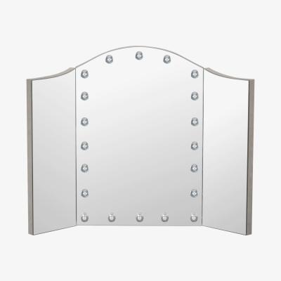 The Range All Glass Glam LED Dressing Table Mirror -
