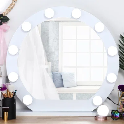 The Range Hollywood Standard Vanity LED Light Bathroom Mirror - White / 70cm