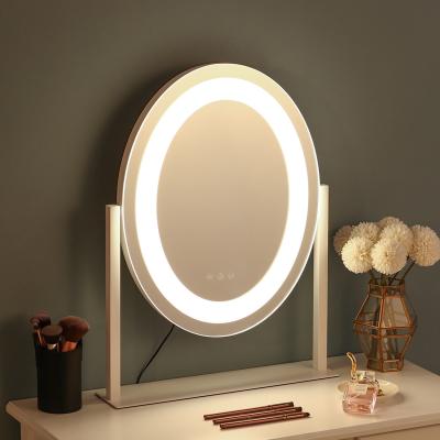 The Range Large Mirror with Lights Smart Touch Control - Silver