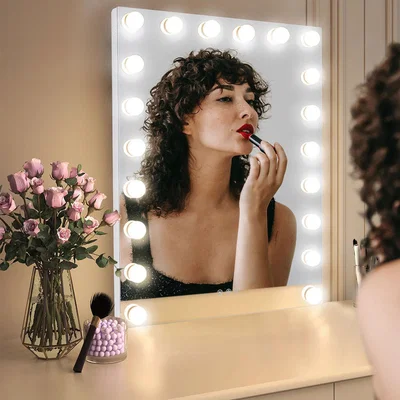The Range Hollywood LED Vanity Mirror - White