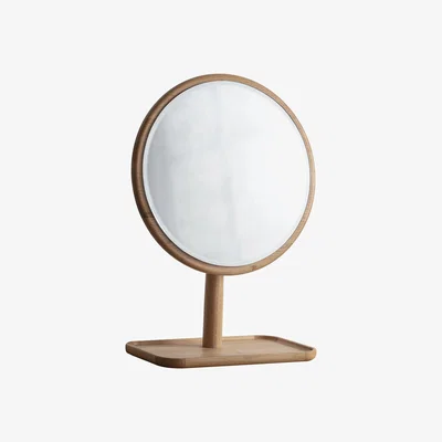Sofa.com Blyton Dressing Mirror with Light Wood Frame - sofa.com