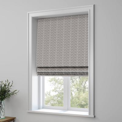 Dunelm Orla Kiely Linear Stem Made to Measure Roman Blind Orla Kiely Linear Stem Silver