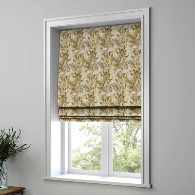 Dunelm Camille Made to Measure Roman Blind Camille Ochre