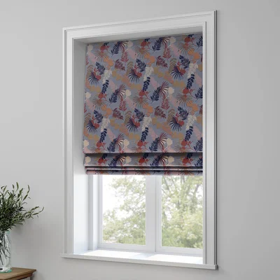 Dunelm Tropical Made to Measure Roman Blind Tropical Harlequin