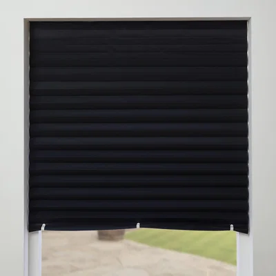 Dunelm Temporary Paper Blackout Blinds Black