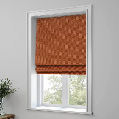 Dunelm Soho Made to Measure Roman Blind Soho Chenille Terracotta