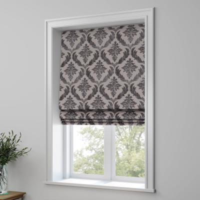 Dunelm Isla Made to Measure Roman Blind Isla Jacquard Ash Grey