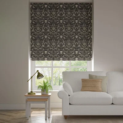 Dunelm Baroque Made to Measure Roman Blind Baroque Ebony