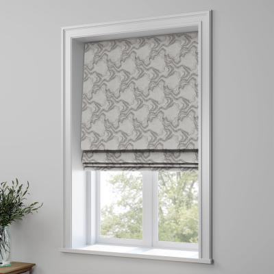Dunelm Marble Made to Measure Roman Blind Marble Silver