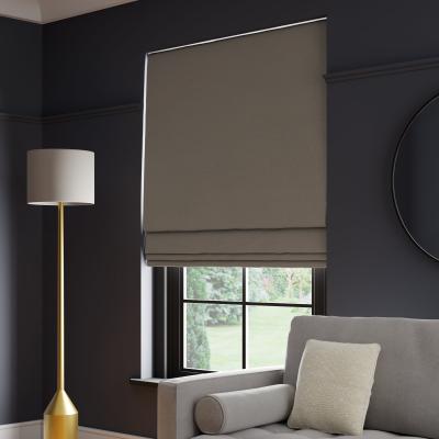 Dunelm Panama Cotton Made to Measure Roman Blind Panama Stone