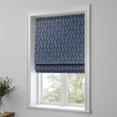 Dunelm Geomo Made to Measure Roman Blind Geomo Woven Ink