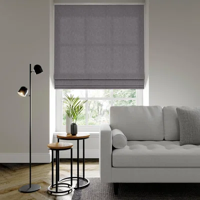 Dunelm Bronte Recycled Polyester Made to Measure Roman Blind Bronte Flint