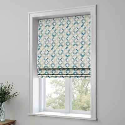 Dunelm Otti Made to Measure Roman Blind Otti Seafoam