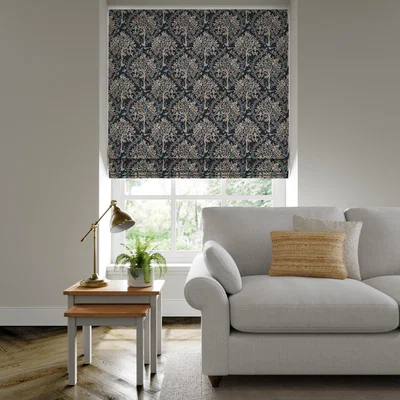 Dunelm Bedgebury Made to Measure Roman Blind Bedgebury Ink