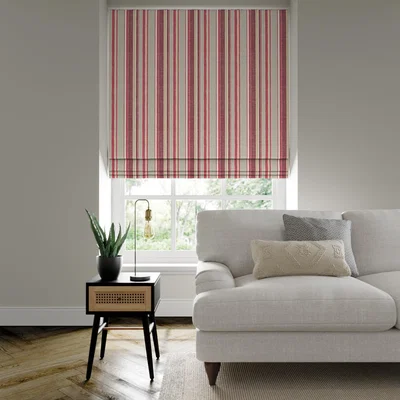 Dunelm Midsummer Made to Measure Fire Retardant Roman Blind Midsummer Scarlet