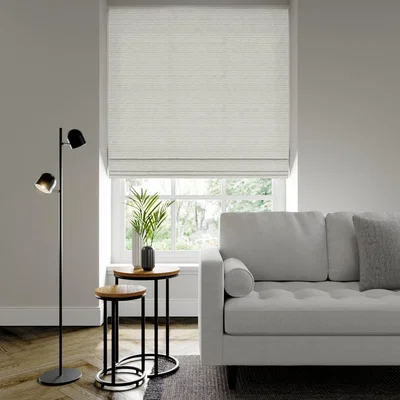 Dunelm Austen Recycled Polyester Made to Measure Roman Blind Austen Pistachio